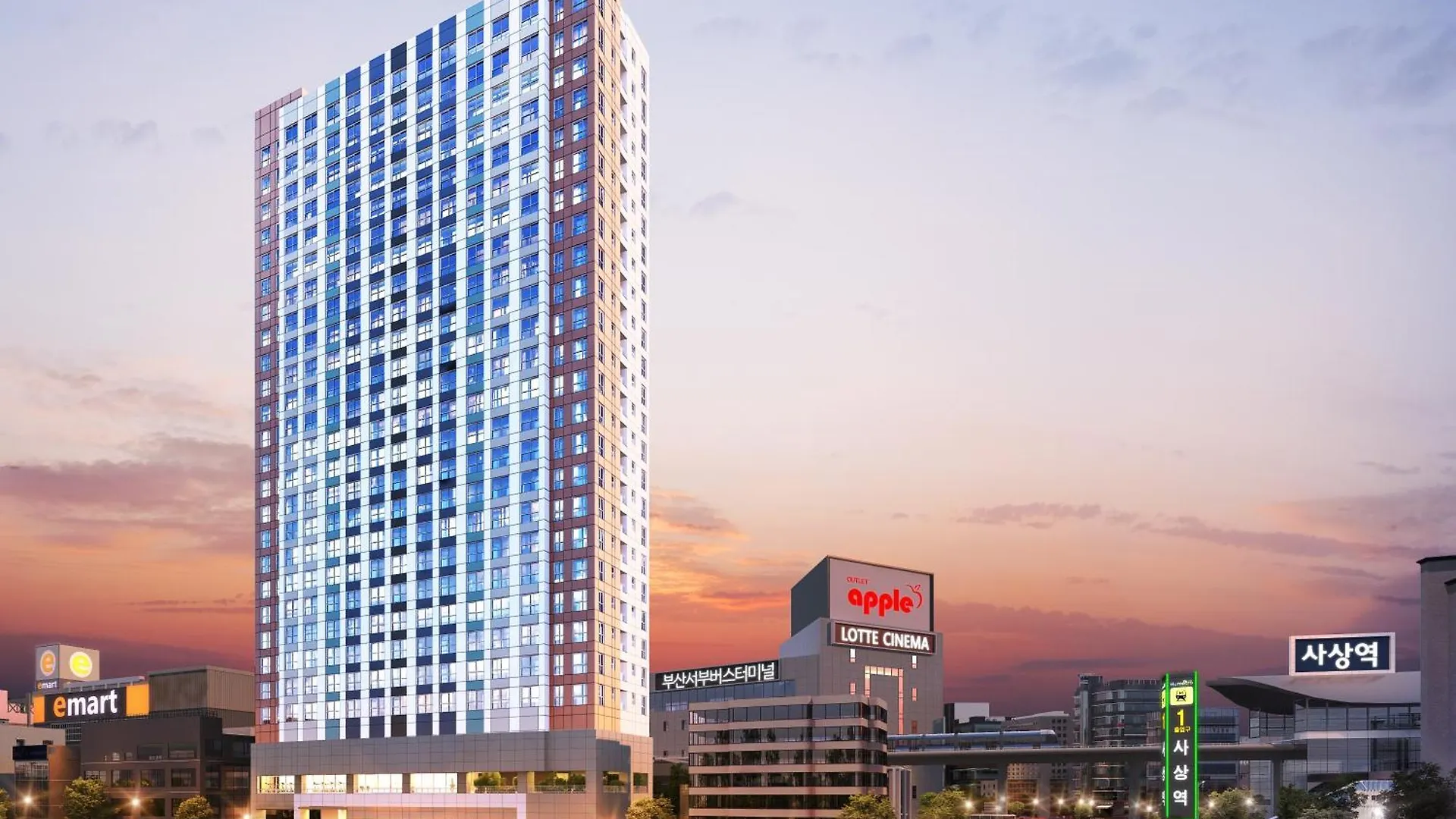 H Avenue Sasang Station Residence Hotel Busan 0*,